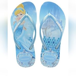 HAVAIANAS CINDERELLA FLIP FLOPS SIZE 11/12